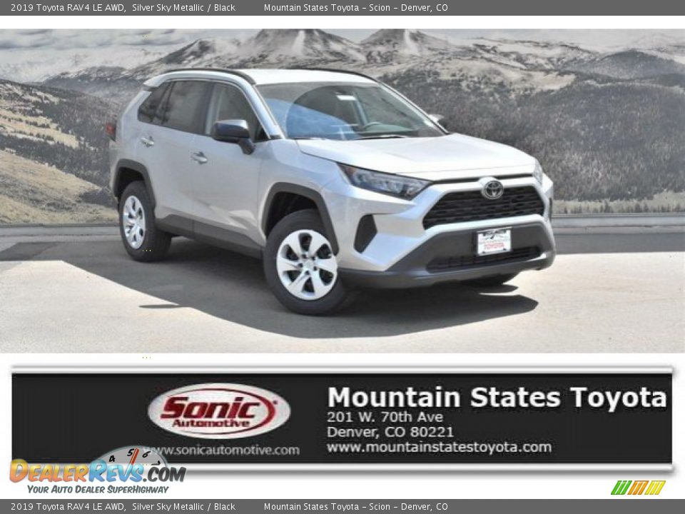 2019 Toyota RAV4 LE AWD Silver Sky Metallic / Black Photo #1