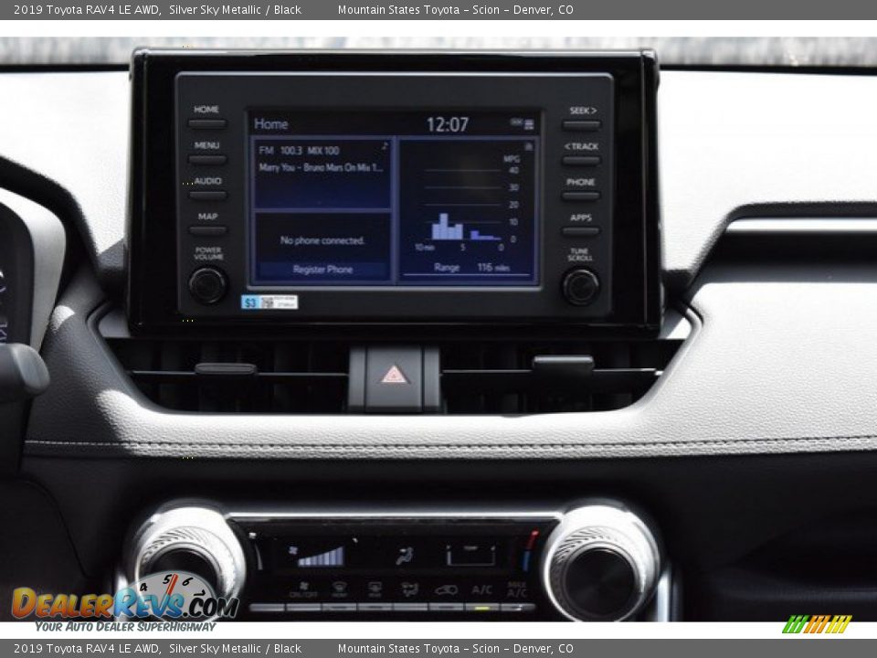 2019 Toyota RAV4 LE AWD Silver Sky Metallic / Black Photo #8