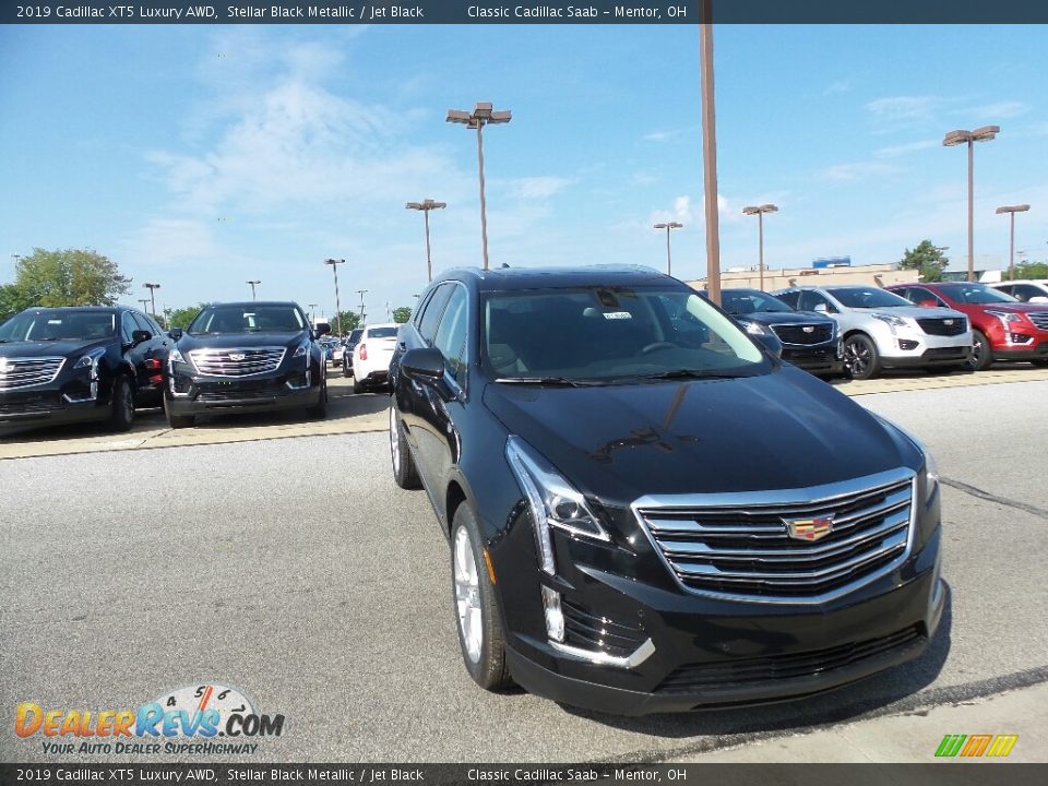 2019 Cadillac XT5 Luxury AWD Stellar Black Metallic / Jet Black Photo #1