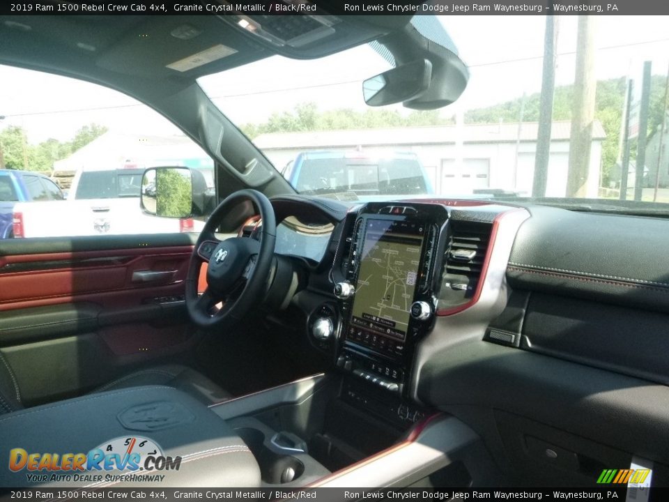 2019 Ram 1500 Rebel Crew Cab 4x4 Granite Crystal Metallic / Black/Red Photo #6