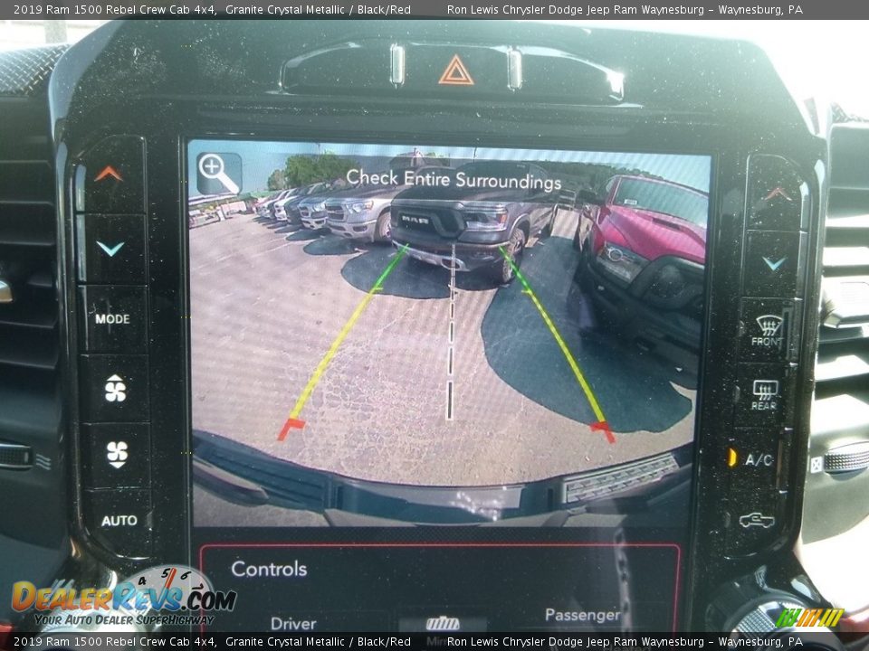 2019 Ram 1500 Rebel Crew Cab 4x4 Granite Crystal Metallic / Black/Red Photo #19