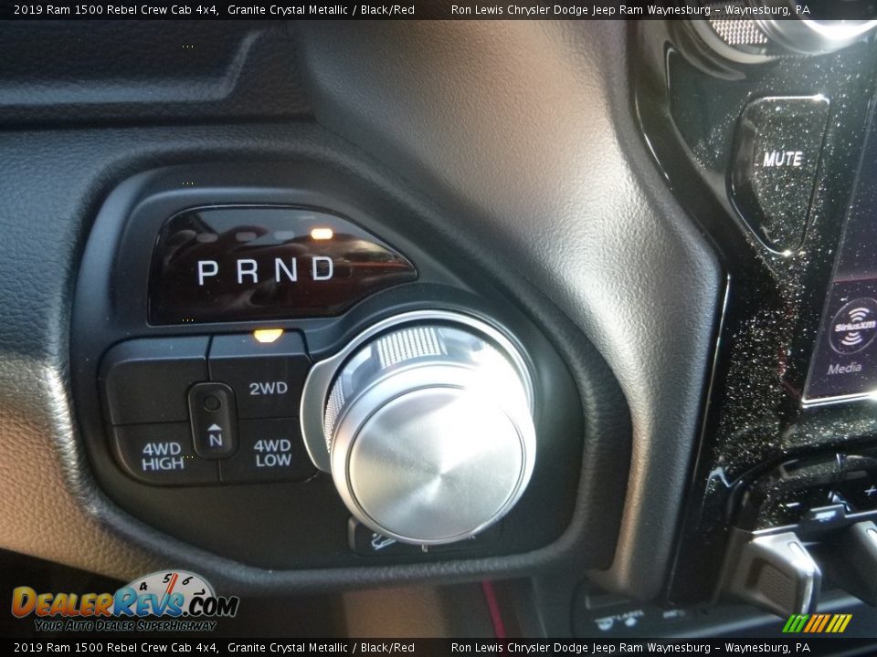 2019 Ram 1500 Rebel Crew Cab 4x4 Granite Crystal Metallic / Black/Red Photo #20
