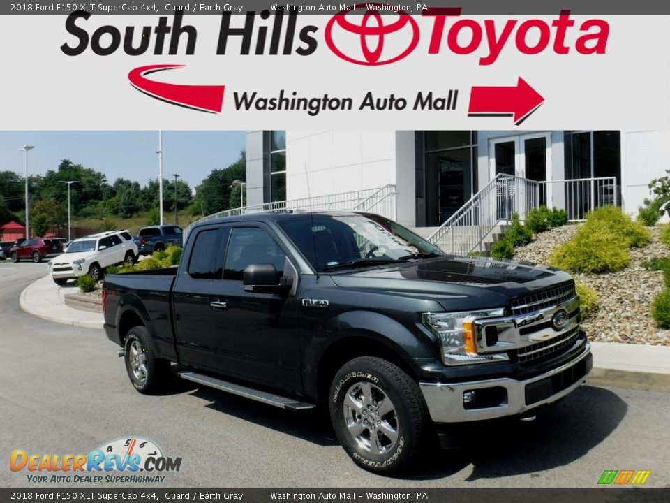 2018 Ford F150 XLT SuperCab 4x4 Guard / Earth Gray Photo #1