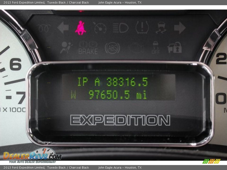 2013 Ford Expedition Limited Tuxedo Black / Charcoal Black Photo #15