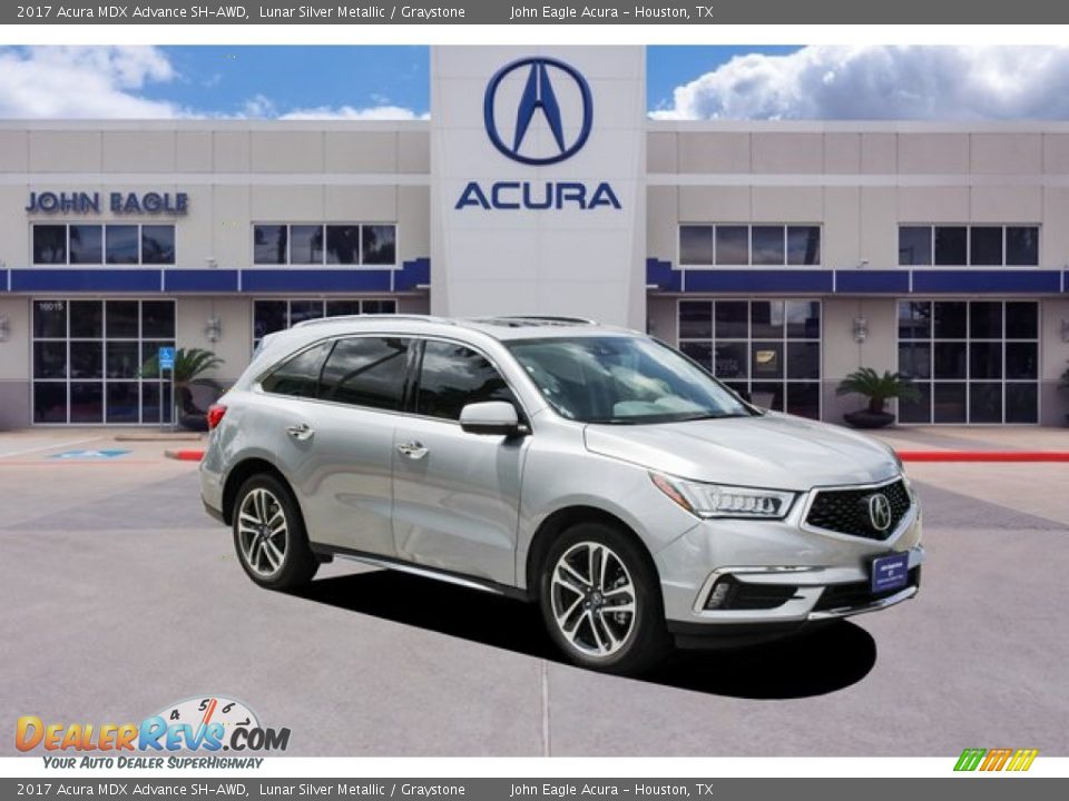 2017 Acura MDX Advance SH-AWD Lunar Silver Metallic / Graystone Photo #1