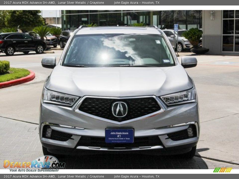 2017 Acura MDX Advance SH-AWD Lunar Silver Metallic / Graystone Photo #2