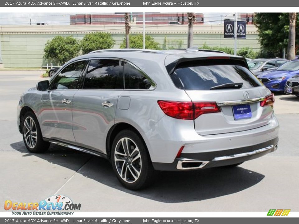 2017 Acura MDX Advance SH-AWD Lunar Silver Metallic / Graystone Photo #5