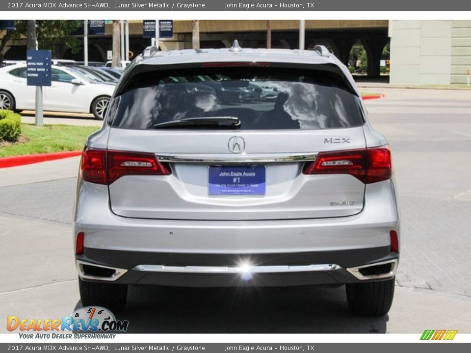 2017 Acura MDX Advance SH-AWD Lunar Silver Metallic / Graystone Photo #6