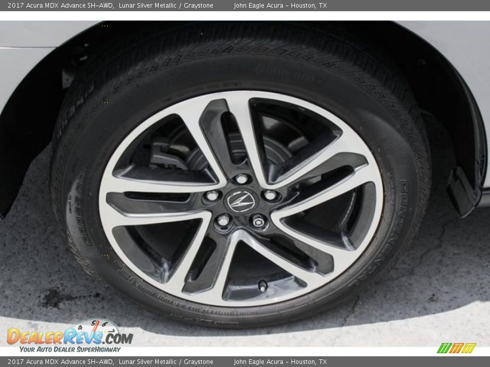 2017 Acura MDX Advance SH-AWD Lunar Silver Metallic / Graystone Photo #11