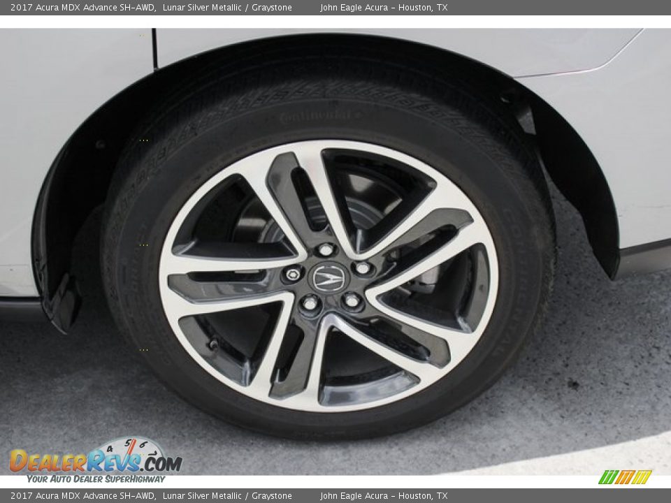 2017 Acura MDX Advance SH-AWD Lunar Silver Metallic / Graystone Photo #13