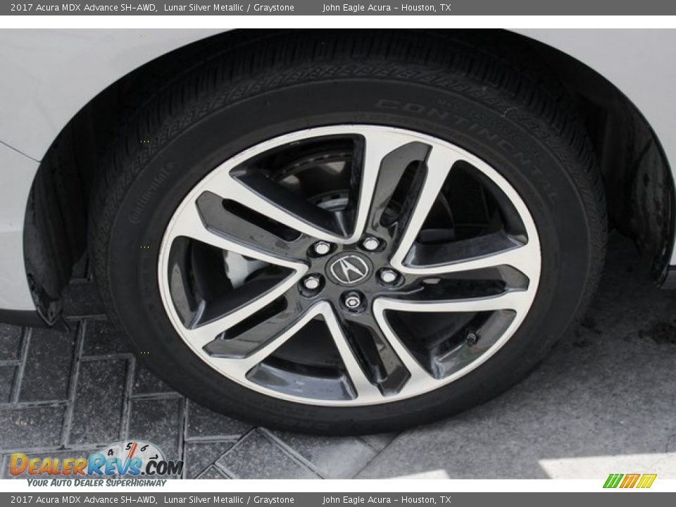 2017 Acura MDX Advance SH-AWD Lunar Silver Metallic / Graystone Photo #14