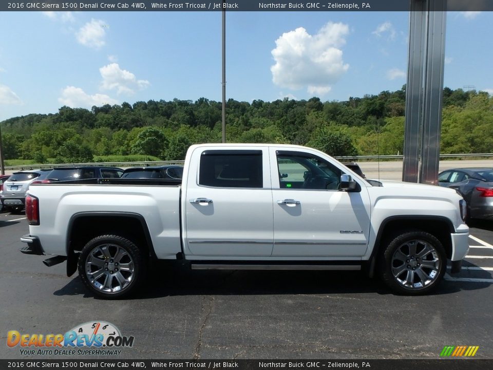 2016 GMC Sierra 1500 Denali Crew Cab 4WD White Frost Tricoat / Jet Black Photo #5