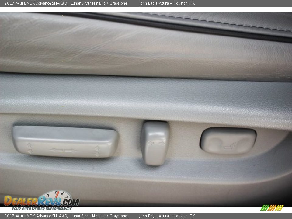 2017 Acura MDX Advance SH-AWD Lunar Silver Metallic / Graystone Photo #16