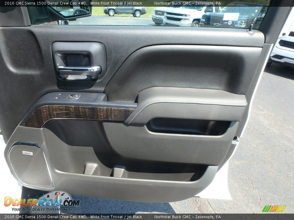 2016 GMC Sierra 1500 Denali Crew Cab 4WD White Frost Tricoat / Jet Black Photo #6