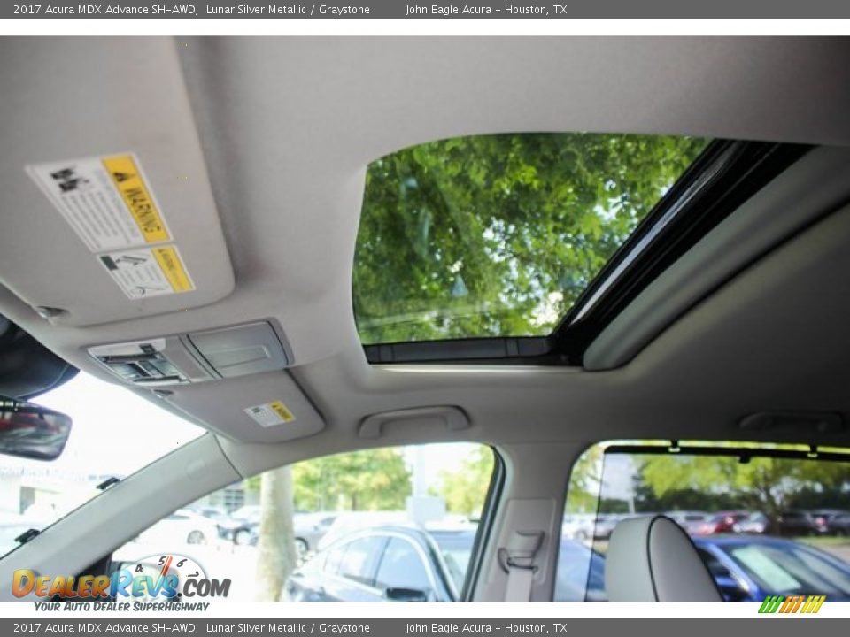 2017 Acura MDX Advance SH-AWD Lunar Silver Metallic / Graystone Photo #17