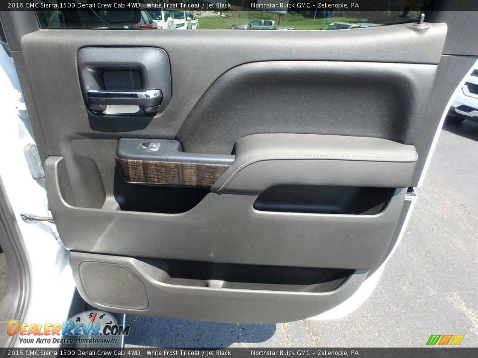 2016 GMC Sierra 1500 Denali Crew Cab 4WD White Frost Tricoat / Jet Black Photo #7