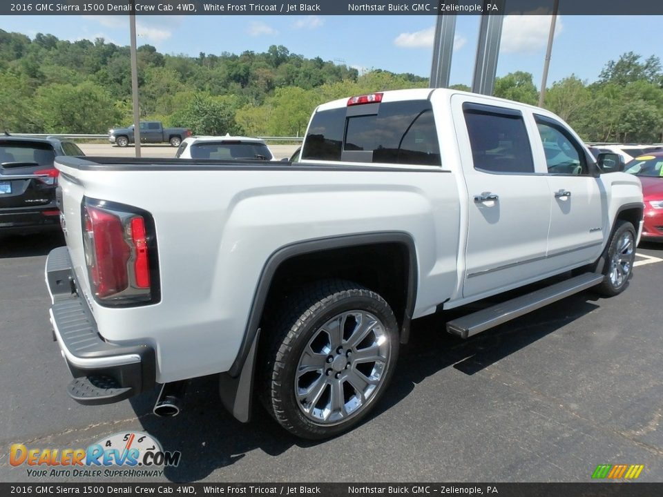 2016 GMC Sierra 1500 Denali Crew Cab 4WD White Frost Tricoat / Jet Black Photo #8