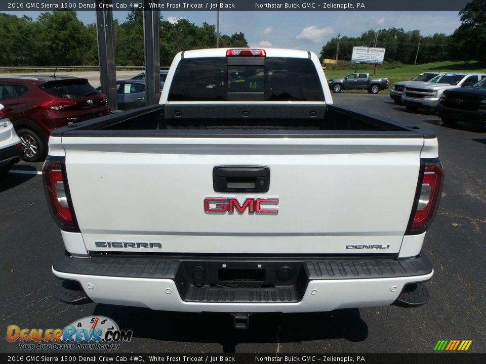 2016 GMC Sierra 1500 Denali Crew Cab 4WD White Frost Tricoat / Jet Black Photo #9