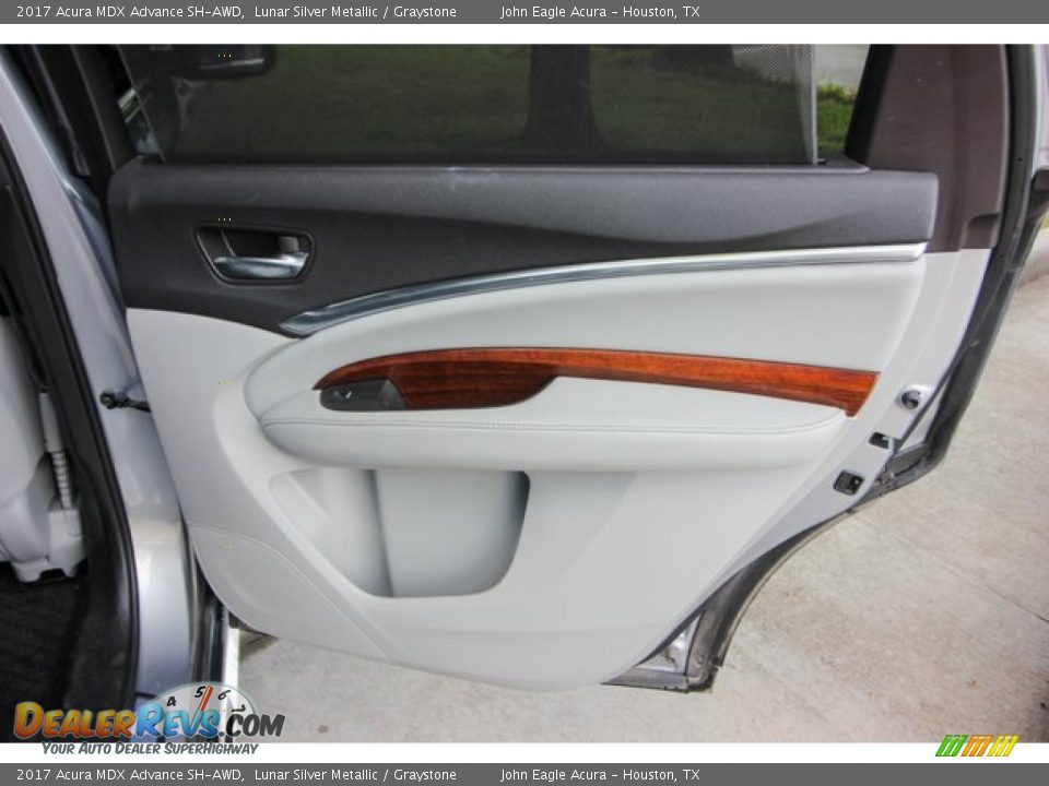 2017 Acura MDX Advance SH-AWD Lunar Silver Metallic / Graystone Photo #23