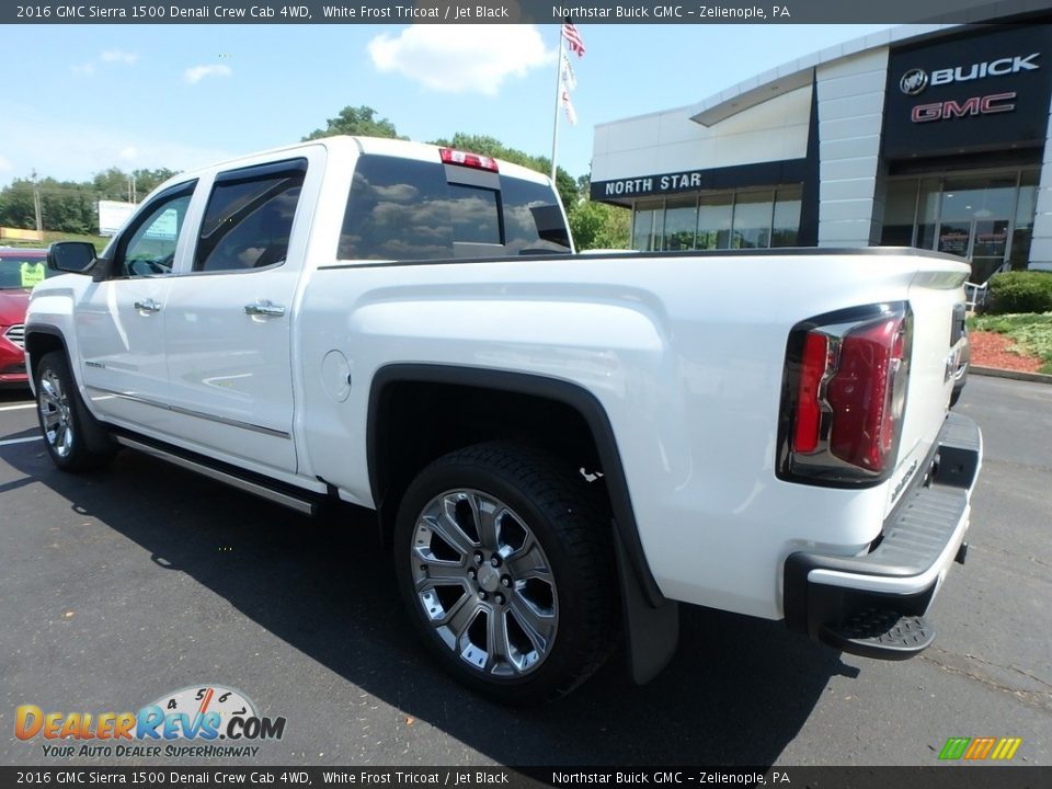 2016 GMC Sierra 1500 Denali Crew Cab 4WD White Frost Tricoat / Jet Black Photo #10