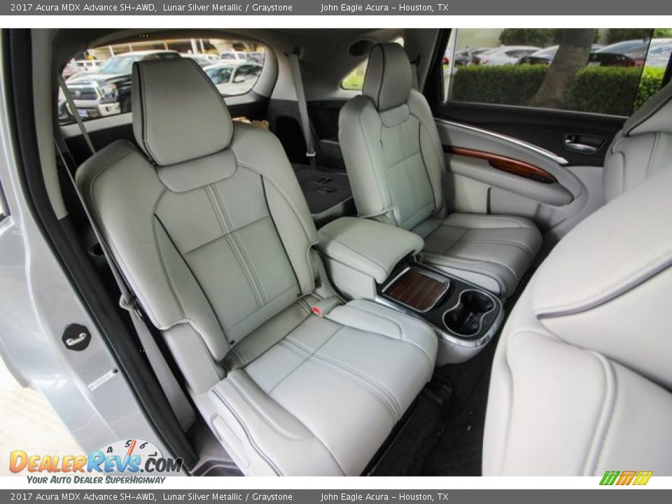 2017 Acura MDX Advance SH-AWD Lunar Silver Metallic / Graystone Photo #24