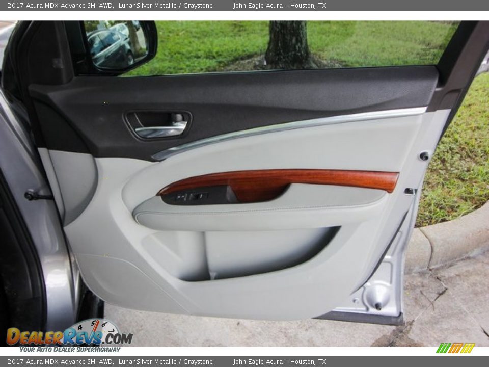 2017 Acura MDX Advance SH-AWD Lunar Silver Metallic / Graystone Photo #25
