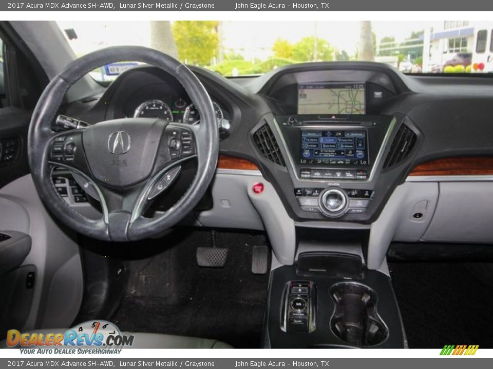 2017 Acura MDX Advance SH-AWD Lunar Silver Metallic / Graystone Photo #27