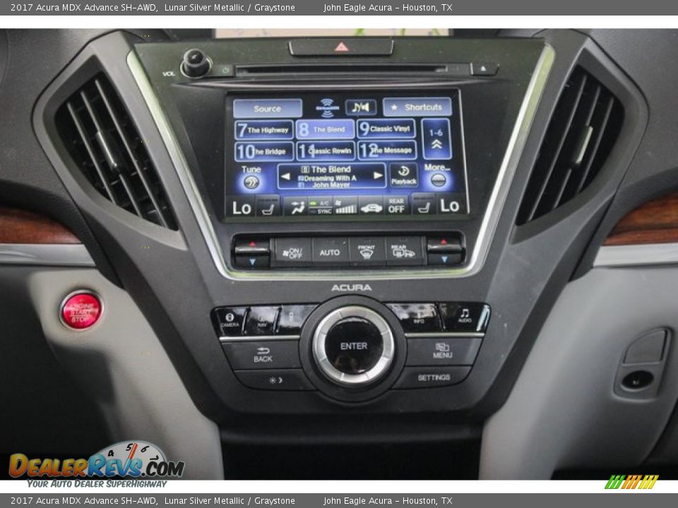 2017 Acura MDX Advance SH-AWD Lunar Silver Metallic / Graystone Photo #29