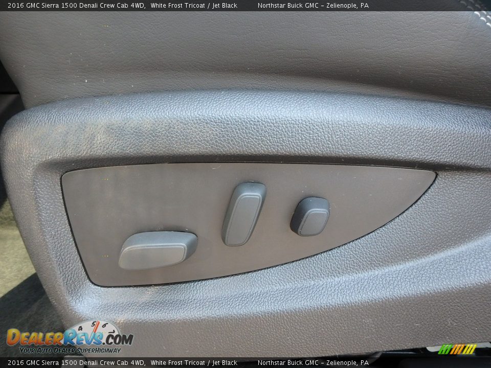 2016 GMC Sierra 1500 Denali Crew Cab 4WD White Frost Tricoat / Jet Black Photo #15