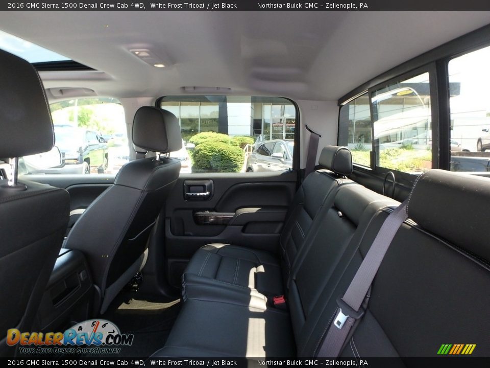 2016 GMC Sierra 1500 Denali Crew Cab 4WD White Frost Tricoat / Jet Black Photo #18