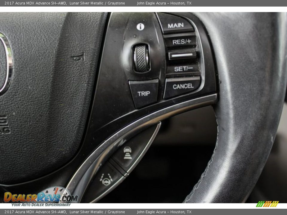 2017 Acura MDX Advance SH-AWD Lunar Silver Metallic / Graystone Photo #36