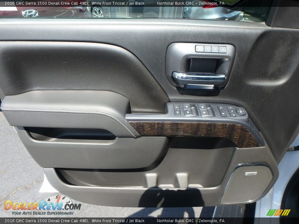 2016 GMC Sierra 1500 Denali Crew Cab 4WD White Frost Tricoat / Jet Black Photo #21