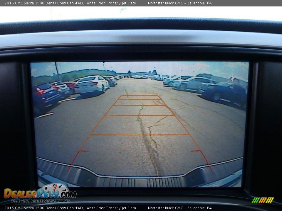 2016 GMC Sierra 1500 Denali Crew Cab 4WD White Frost Tricoat / Jet Black Photo #28