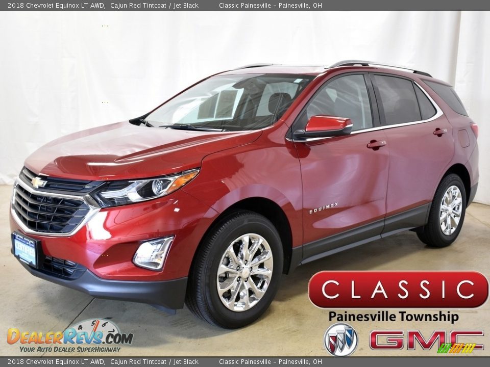 2018 Chevrolet Equinox LT AWD Cajun Red Tintcoat / Jet Black Photo #1