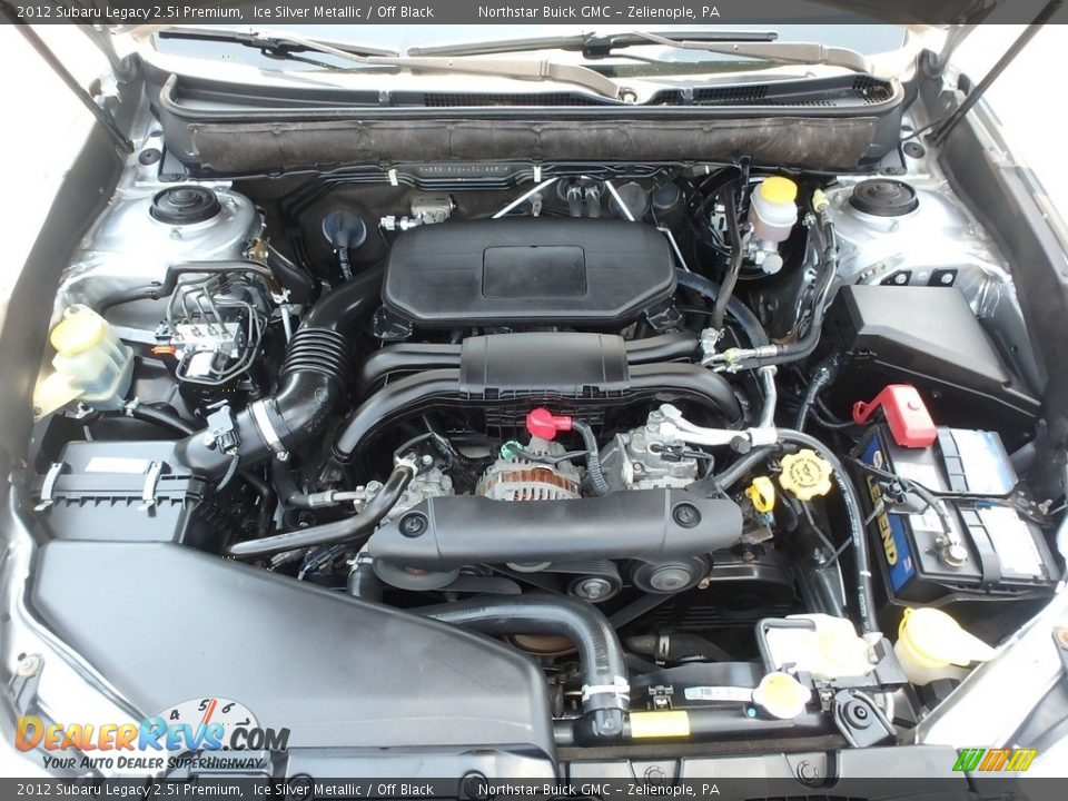 2012 Subaru Legacy 2.5i Premium Ice Silver Metallic / Off Black Photo #2