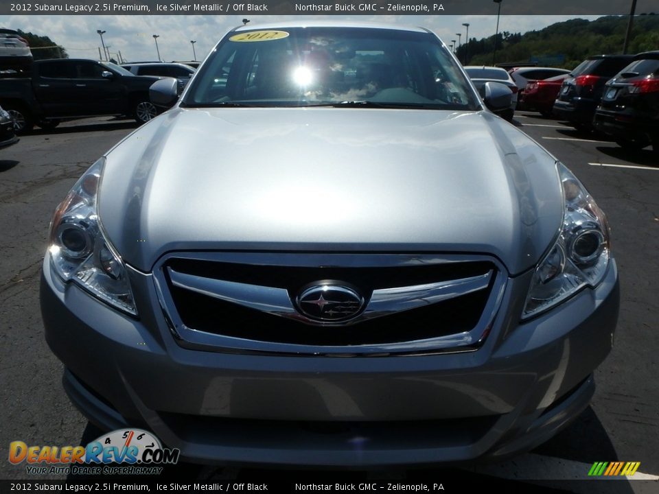 2012 Subaru Legacy 2.5i Premium Ice Silver Metallic / Off Black Photo #3