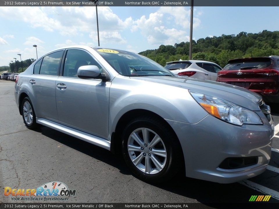 2012 Subaru Legacy 2.5i Premium Ice Silver Metallic / Off Black Photo #4