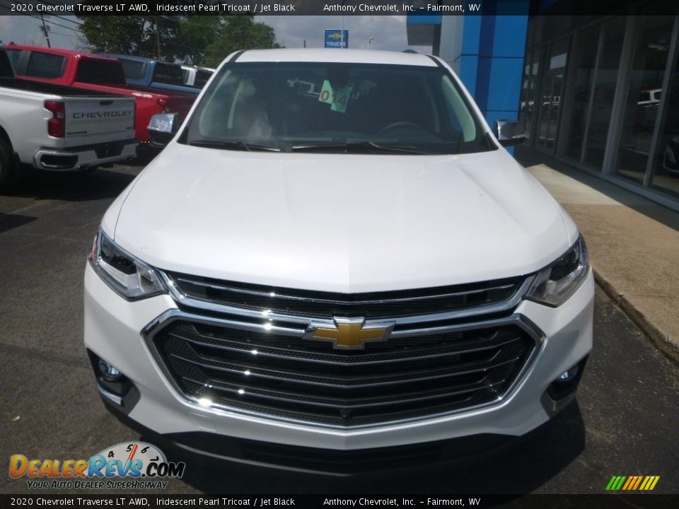 2020 Chevrolet Traverse LT AWD Iridescent Pearl Tricoat / Jet Black Photo #9