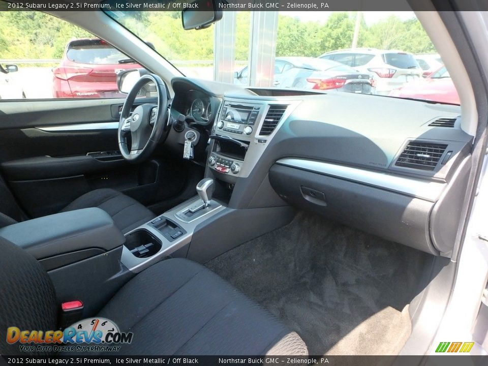 2012 Subaru Legacy 2.5i Premium Ice Silver Metallic / Off Black Photo #6