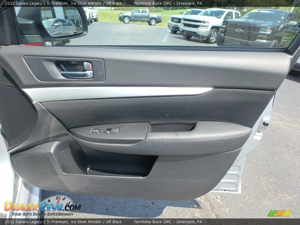 2012 Subaru Legacy 2.5i Premium Ice Silver Metallic / Off Black Photo #7
