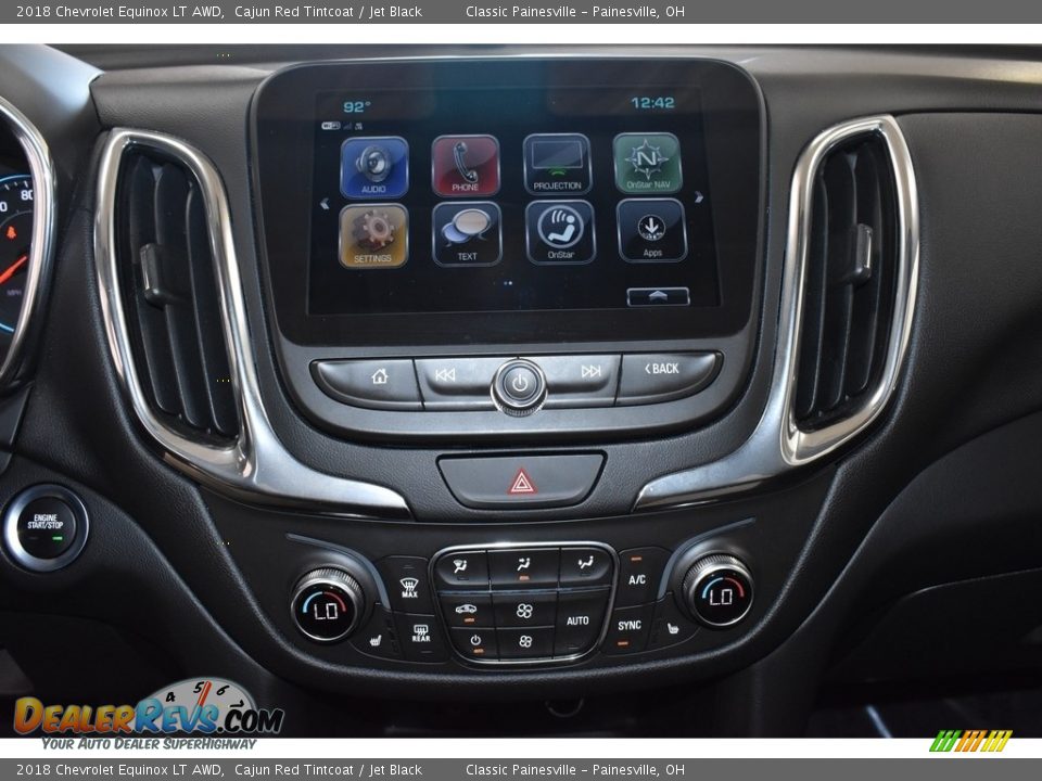 2018 Chevrolet Equinox LT AWD Cajun Red Tintcoat / Jet Black Photo #13