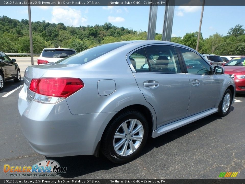 2012 Subaru Legacy 2.5i Premium Ice Silver Metallic / Off Black Photo #9