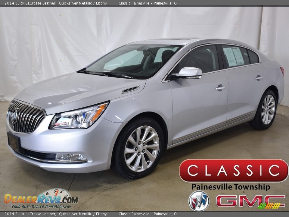 2014 Buick LaCrosse Leather Quicksilver Metallic / Ebony Photo #1