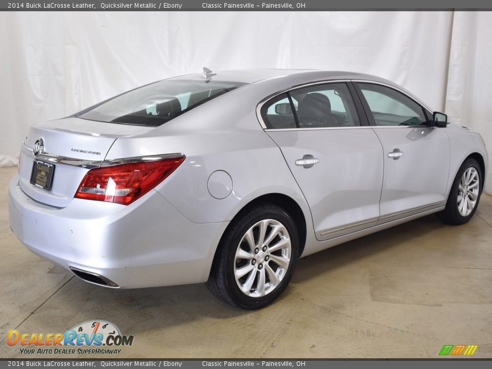 2014 Buick LaCrosse Leather Quicksilver Metallic / Ebony Photo #2