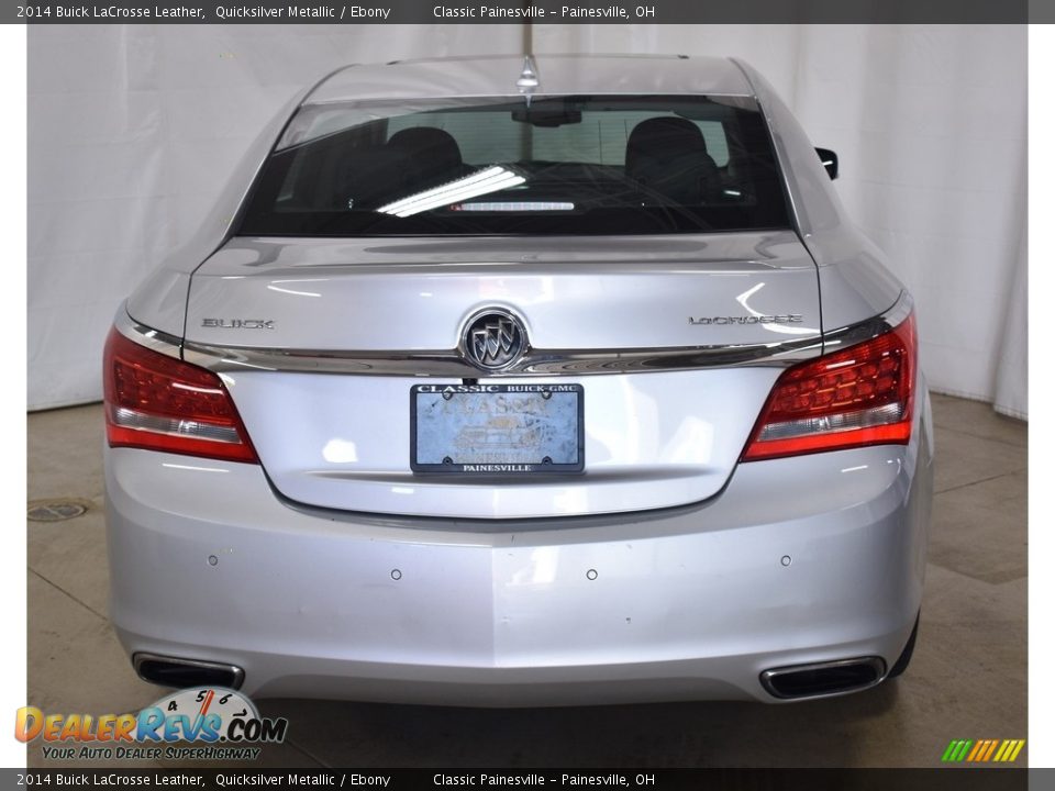 2014 Buick LaCrosse Leather Quicksilver Metallic / Ebony Photo #3