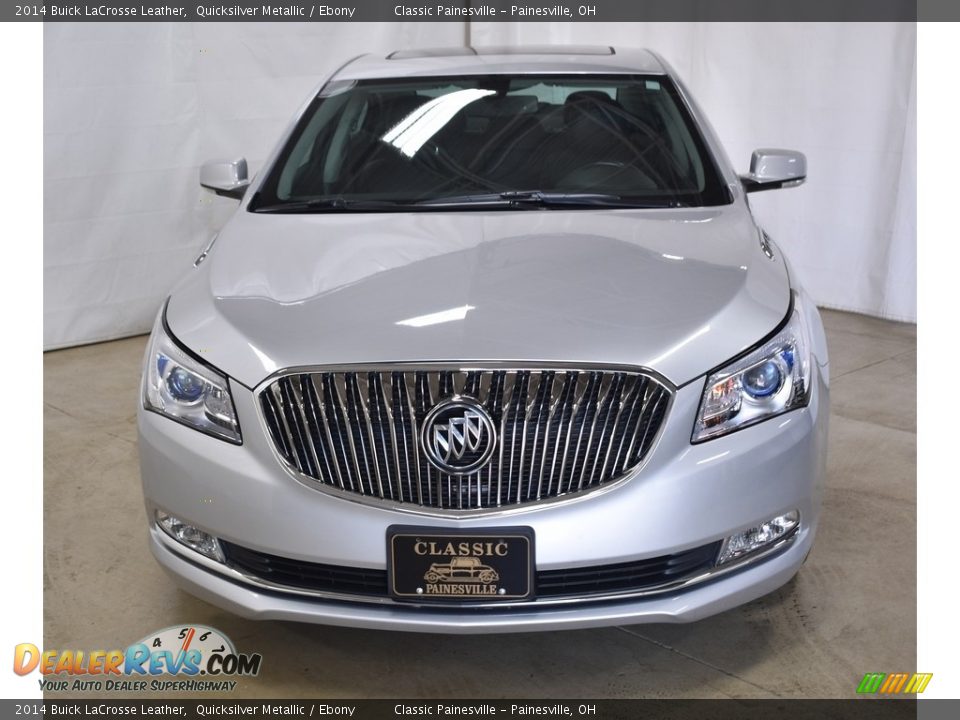 2014 Buick LaCrosse Leather Quicksilver Metallic / Ebony Photo #4