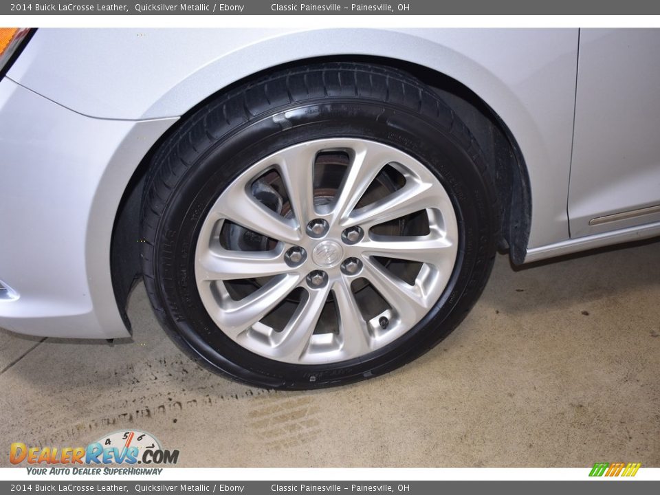 2014 Buick LaCrosse Leather Quicksilver Metallic / Ebony Photo #5