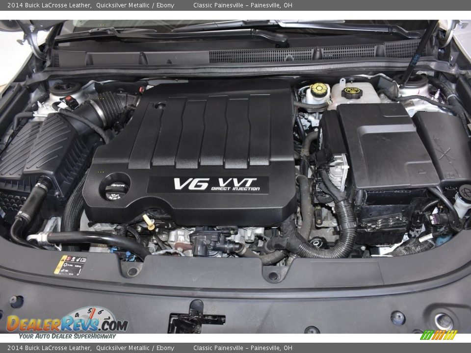 2014 Buick LaCrosse Leather Quicksilver Metallic / Ebony Photo #6