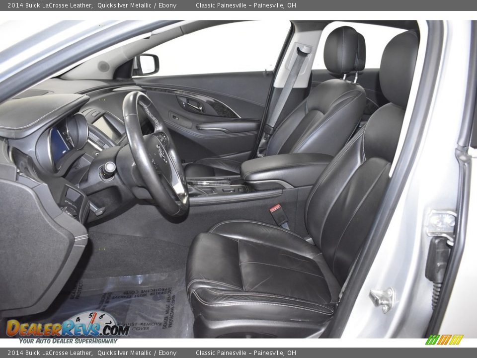 2014 Buick LaCrosse Leather Quicksilver Metallic / Ebony Photo #8