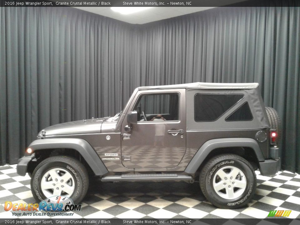 2016 Jeep Wrangler Sport Granite Crystal Metallic / Black Photo #1